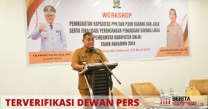 Pj Bupati Sinjai Buka Workshop Peningkatan Kapasitas PPK dan P3DN Barang dan Jasa