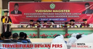 Selesai di Semister Tiga, 73 Mahasiswa Pascasarjana IAIN Langsa Yudisium