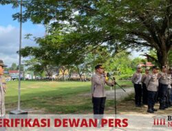 Polres Sekadau Gelar Apel Gladi Persiapan Pengamanan Kunjungan Presiden RI