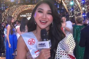 Audrey Vanessa Bersyukur Bisa Tembus 40 Besar Miss World 2024