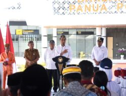 Presiden RI Joko Widodo Resmikan Bandara Panua Pohuwato – BeritaNasional.ID