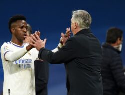 Ancelotti Santai Tanggapi Rumor Vinicius Hengkang dari Real Madrid