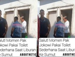 Viral! Momen Presiden Jokowi Numpang ke Toilet Warga di Sumut, Netizen: Langsung Dilelang Gayungnya