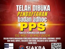 KPU Kota Gorontalo Buka Seleksi PPS Pilkada 2024 – BeritaNasional.ID