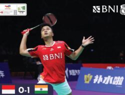 Anthony Ginting Dikalahkan Prannoy, Indonesia vs India 0-1