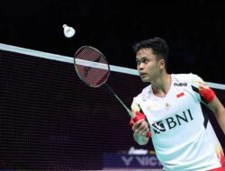 Anthony Ginting Menang, Indonesia vs Taiwan 1-0