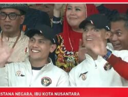 Momen Veddriq Leonardo dan Rizki Juniansyah Hadiri Upacara HUT ke-79 Kemerdekaan RI di IKN