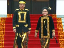 Pimpin Upacara 17 Agustus 2024, Jokowi dan Ibu Negara Pakai Baju Adat Kustin dari Kalimantan Timur