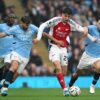 10 Pemain Arsenal Curi Poin di Markas Manchester City