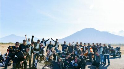 Komunitas Motor Besar H.O.G. Indo Jakarta Chapter Touring hingga Bakti Sosial ke Bali