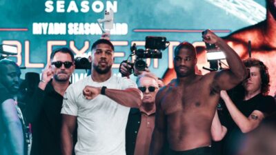 Timbang Badan Anthony Joshua Unggul atas Daniel Dubois: Aku Melihat Darah Segar!