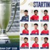 Susunan Pemain Timnas Indonesia U-17 vs Kepulauan Mariana Utara U-17