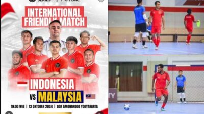 Timnas Futsal Indonesia Jajal Kekuatan Malaysia di Laga Persahabatan