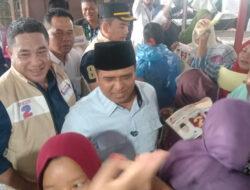 Nomor Dua Ucap Pedagang Pasar Pulau Payung Hadirnya Calon gubernur Riau H. Muhammad Nasir