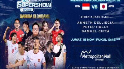 Ikutan Nobar Timnas Indonesia vs Jepang di Cileungsi, Bisa Lihat Kpop Dance Competition Sampai Nonton Anneth, Peter Holly & Samuel Cipta