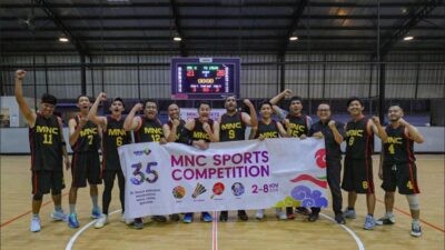 Jelang Final Cabor Basket MNC Sports Competition 2024, Skuad iNews Doakan MNC Group Semakin Jaya di HUT ke-35