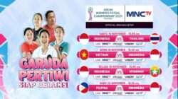 MNCTV Tayangkan Perjuangan Garuda Pertiwi di Ajang ASEAN Women Futsal Championship 2024