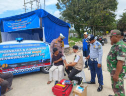 Berikan Pelayanan Maksimal Pengamanan Nataru Polres Siak Gelar Pemeriksaan Kesehatan Pada Pengemudi Angkutan Umum