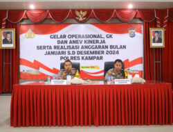 Polres Kampar Gelar Anev Akhir Tahun, Evaluasi Kinerja dan Refleksi Capaian Sepanjang 2024, Siap Hadapi Tantangan di Tahun 2025!