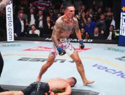 Alex Pereira Petarung Terbaik, Max Holloway Tampilkan KO Spektakuler