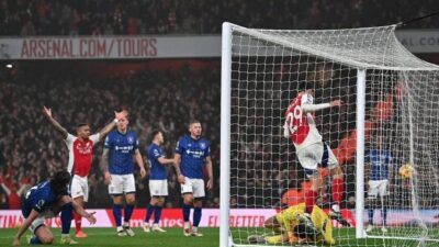 Sikat Ipswich Town, Arsenal Geser Chelsea dari Peringkat Dua Klasemen Liga Inggris