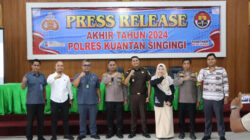 Polres Kuansing Gelar Press Release Pemusnahan Barang Bukti Narkotika